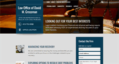 Desktop Screenshot of davidgrossmanlaw.com