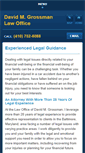 Mobile Screenshot of davidgrossmanlaw.com